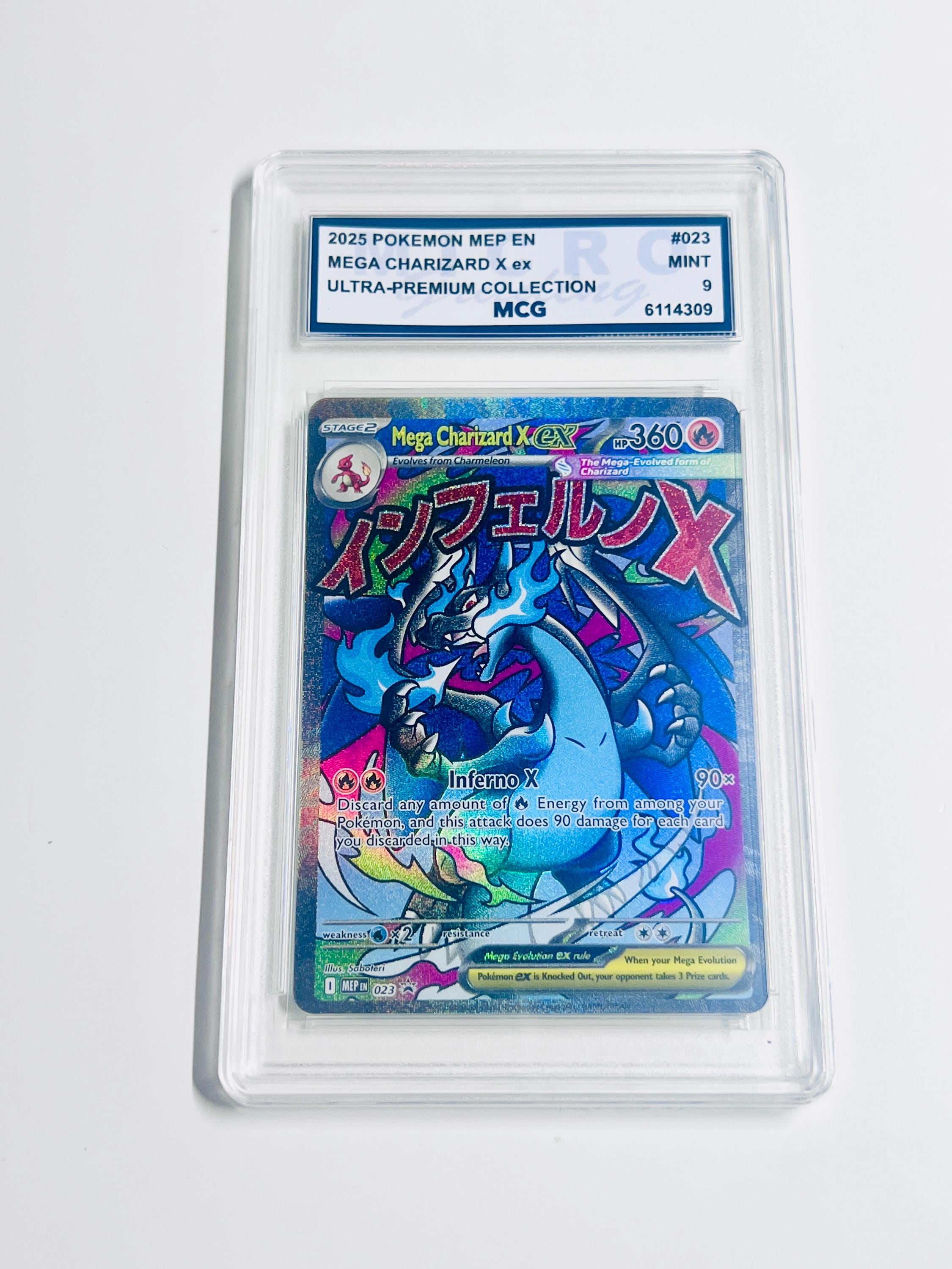 GRADED Mega Charizard X Ex #023 Ultra-premium Collection Pokemon