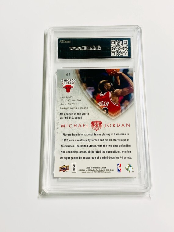 GRADED 10 MICHAEL JORDAN Gold 2009 Upper Deck Jordan Legacy #61