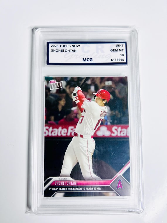 shohei ohtani graded rookie card Shohei Ohtani Los Angeles Angels 2018 Topps Chrome Update #HMT1 SGC Authenticated 10 Rookie Card