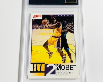 GRADED KOBE BRYANT 2000 Upper Deck Victory #285 “fly 2 Kobe” Los