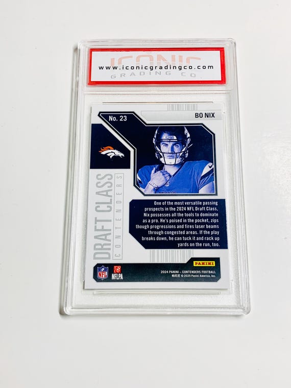 bo nix passing grade card Amazon.com: 2024 Panini Instant Football #44 Bo Nix Rookie Card Broncos