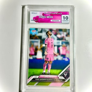GRADED 10 Lionel Messi Limited Edition Rookie Card 2024 MLS Topps Now #134  Gem Mint Inter Miami CF - Etsy