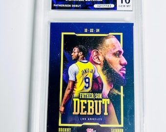 グレード10 レブロン ブロニー ジェームズ ジュニア 2024/25 Topps Now