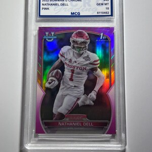 TANK DELL Rookie, carte rose Grade 10