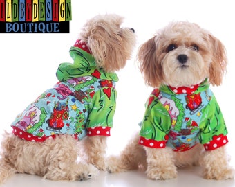 dog sweater grinch