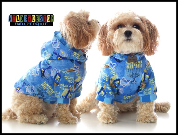 hanukkah dog sweater