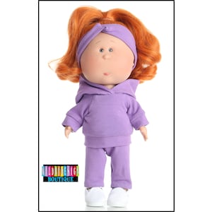 PURPLE Mia doll hoodie, purple doll hoodie, purple mini Mia doll leggings, mia doll outfit, Mia doll sweatshirt, hooded doll shirt