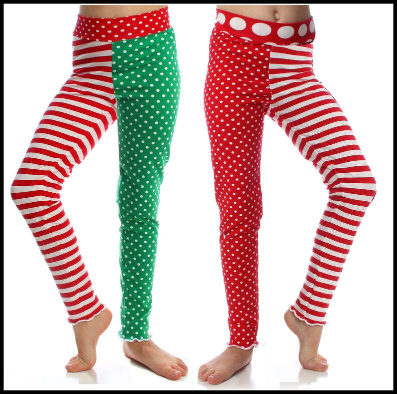 Christmas leggings baby leggings toddler leggings red and Etsy