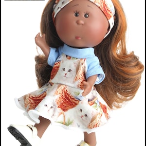 Vestido Mia de CATS in BASKETS, vestido Twirl para muñecas Mia, vestido Mini Mia, leggings para Mia, atuendo Mini Mia, atuendo para muñecas de 18 pulgadas