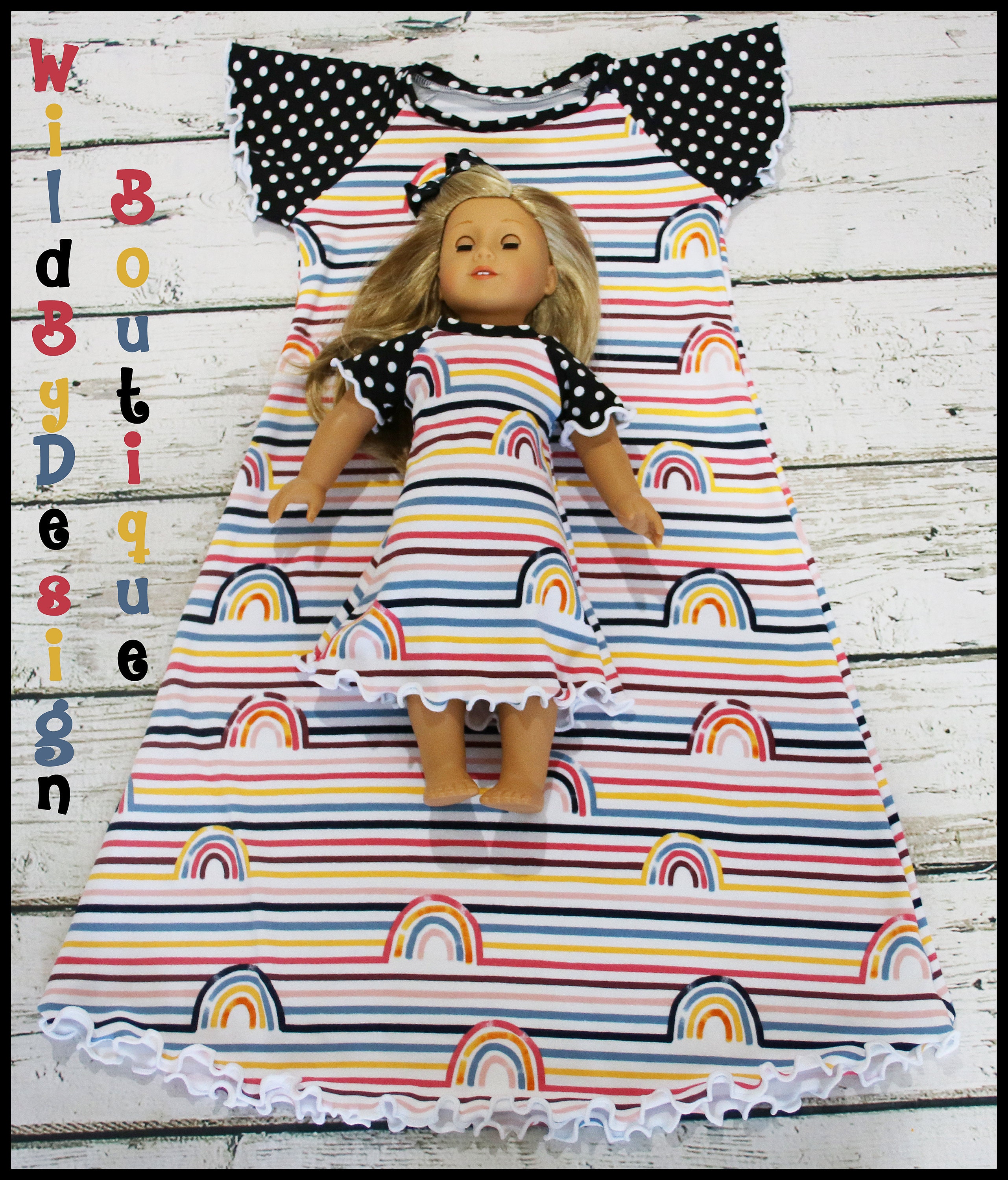 doll and kid matching outfits