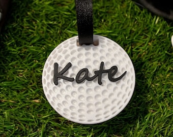 Personalized Golf Luggage/Tote/Backpack/Bag Tag, 3D Printed