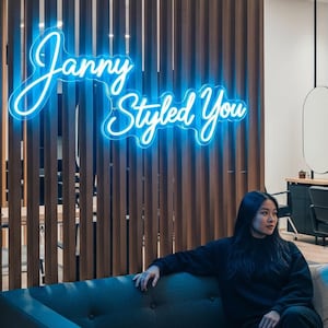 Custom Business Neon Sign Logo, UV Neon Sign UV Printing Acrylic Sign Custom Wall Decor Custom LED Business Sign Neon Sign Custom Logo Light