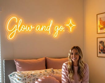Letrero de neón con nombre personalizado para niños, decoración de habitación infantil, regalo de cumpleaños para niños, letrero de neón para dormitorio, decoración de pared de dormitorio, regalos personalizados de Pascua.
