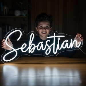 Custom Kids Room Decor, Custom Neon Sign, LED Name Sign, Personalized neon Name Light, Neon Light Sign, Neon Home Decor, Gift for Children