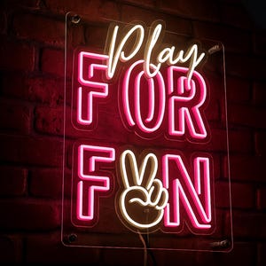 Custom LED Neon sign for game room, game room neon sign, Neon sign bedroom, LED Neon Sign Custom, Neon Name Sign, Neon Signs, LED neon Signs