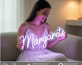 Custom Last Name Neon Sign Wedding for reception, Led Lights Neon Sign Wedding Decor, Neon Sign Custom, Custom Family Name Sign, Home Decor