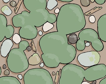 WaldBoden Kunstdruck: "Mossy Morning"