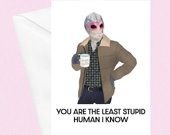 Alien Anniversary Card