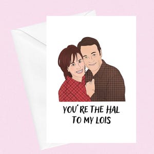 Tarjeta de aniversario de Hal y Lois