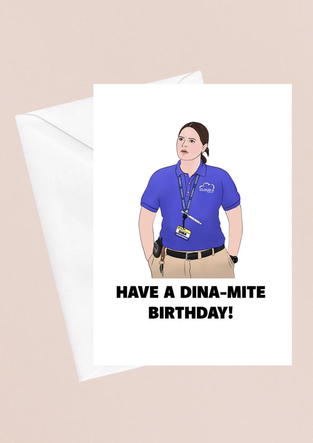 Dina-mite Birthday Card - Etsy