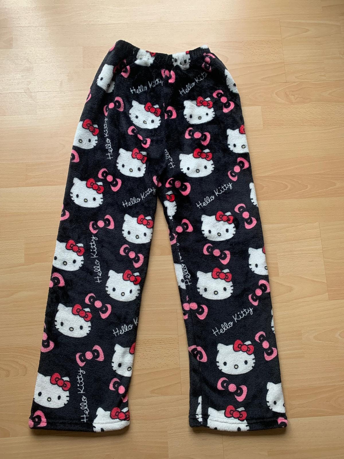 Hello Kitty Black and Pink Matching Couples Pajamas Pants Comfy and Cute Etsy