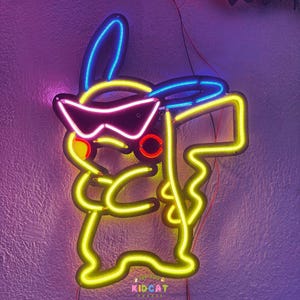 ピカチュウ ネオンサイン【新品未使用】 Pokemone neon sign - Etsy 日本