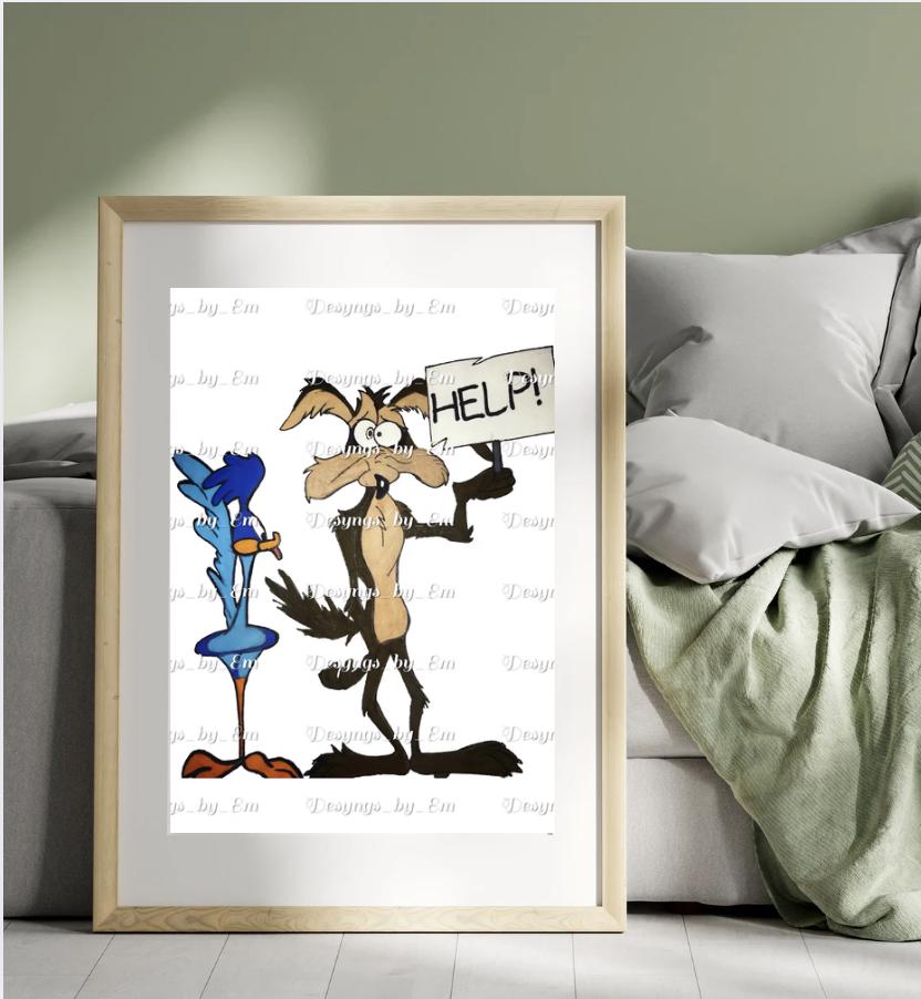 Wiley coyote - Etsy 日本
