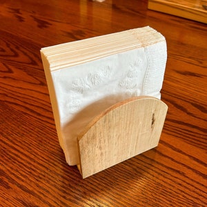 Spalted Maple Napkin Holder | Handcrafted Napkin Dispenser | Solid Wood Napkin Holder