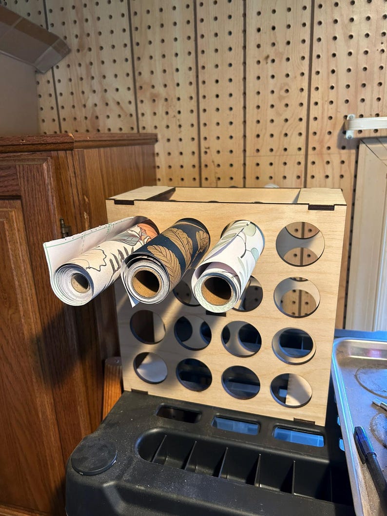 Vinyl Roll Organizer DIGITAL SVG File | Craft Room Organizer | Workshop ...