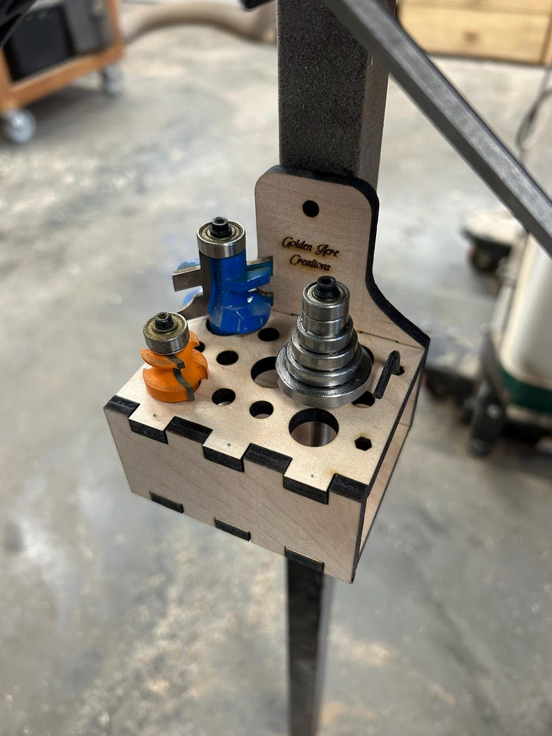 Modular Router Bit Holder Router Bit Holder SVG | Laser Cut Router Bit Organizer | 1/4 & 1/2 ...