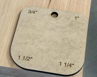 Corner Radius Router Templates | MDF Radius Cutting Guide