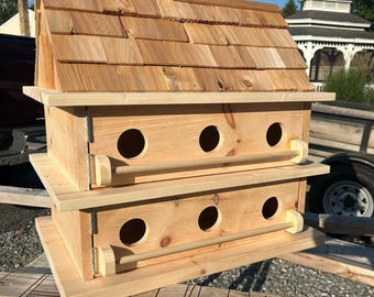 Martin Birdhouse Woodworking Plans | DIY Purple Martin House | Printable PDF Plans | Beginner Friendly Outdoor Project