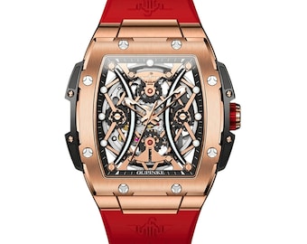Oupinke 3215 Automatic Skeleton Watch
