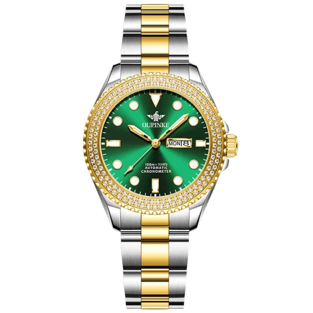 Oupinke Watch 3205 Luxury Mehanial Hands Date Display