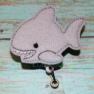 Shark Badge Reel, Retractable Badge Reel, Shark ID Holder, Shark Badge Holder, Shark, ID Holder, Badge Reel