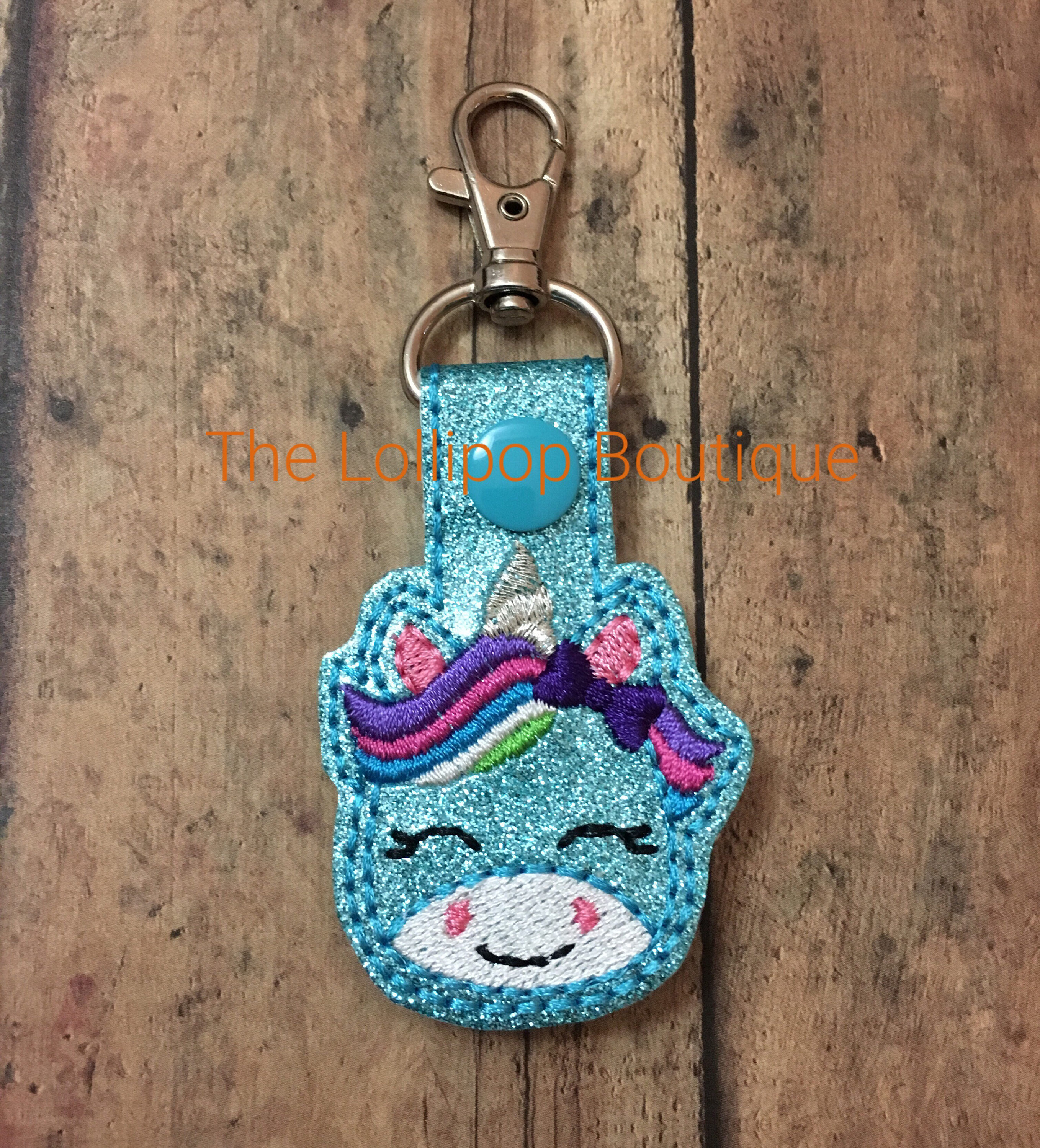 Glitter Unicorn Key Chain Unicorn Keyfob Keychain Keyfob Etsy UK