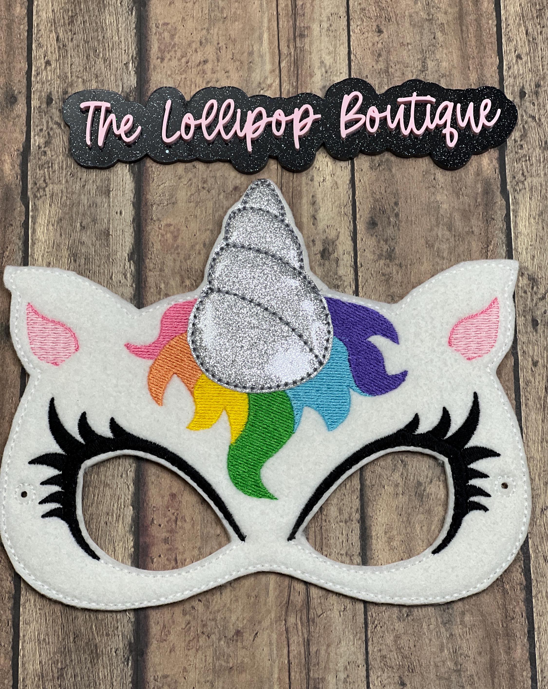 Unicorn Felt Mask Unicorn Felt Mask