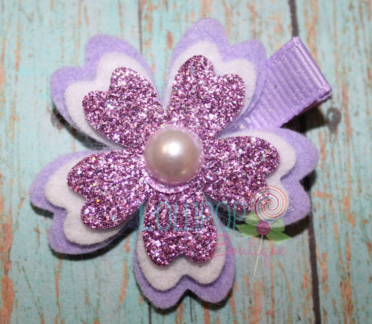 ●GLOWNY● LAVENDER BLOOM HAIR CLIP GY24BHW003LV Lavender Cherry Blossom Hair Clip, Cherry Blossom Hair Clip