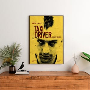Taxi Driver Movie Poster: Robert De Niro Film Art (Digital Download)