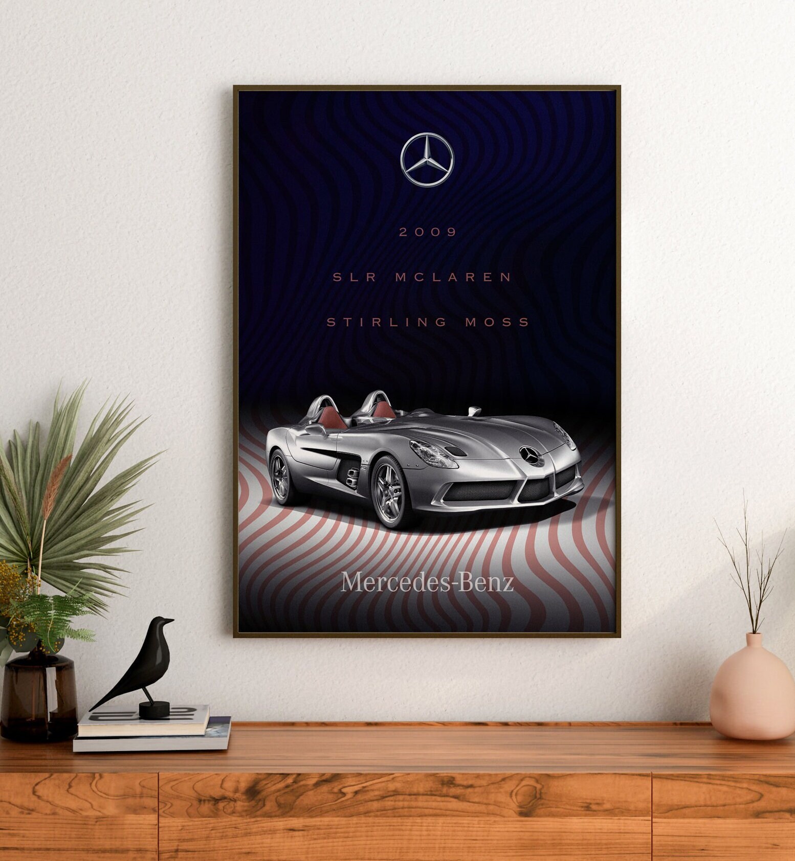 2009 Mercedes-benz SLR Mclaren Stirling Moss Poster Limited