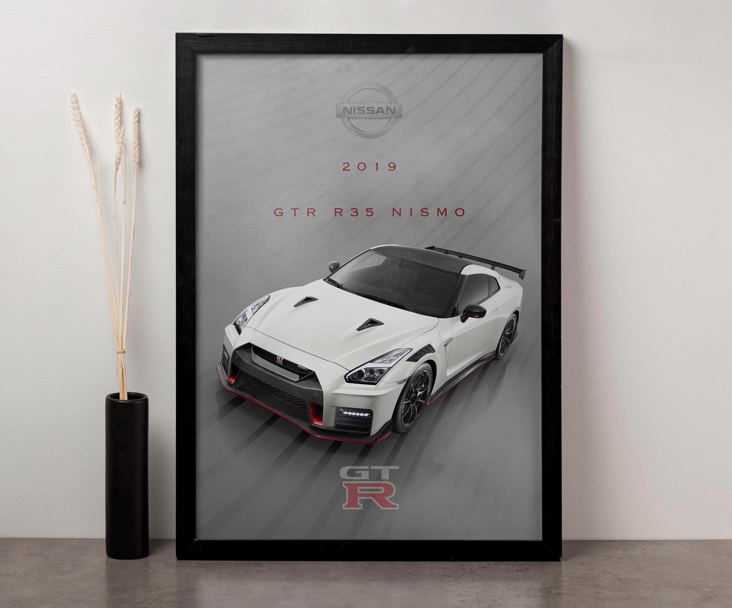 Nissan GTR R35 Nismo Poster: Japanese Supercar Art (digital