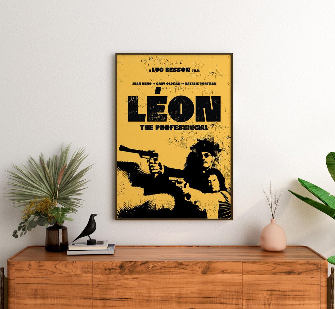 Leon: the Professional Poster | Cult Classic Movie Art | Jean Reno ...