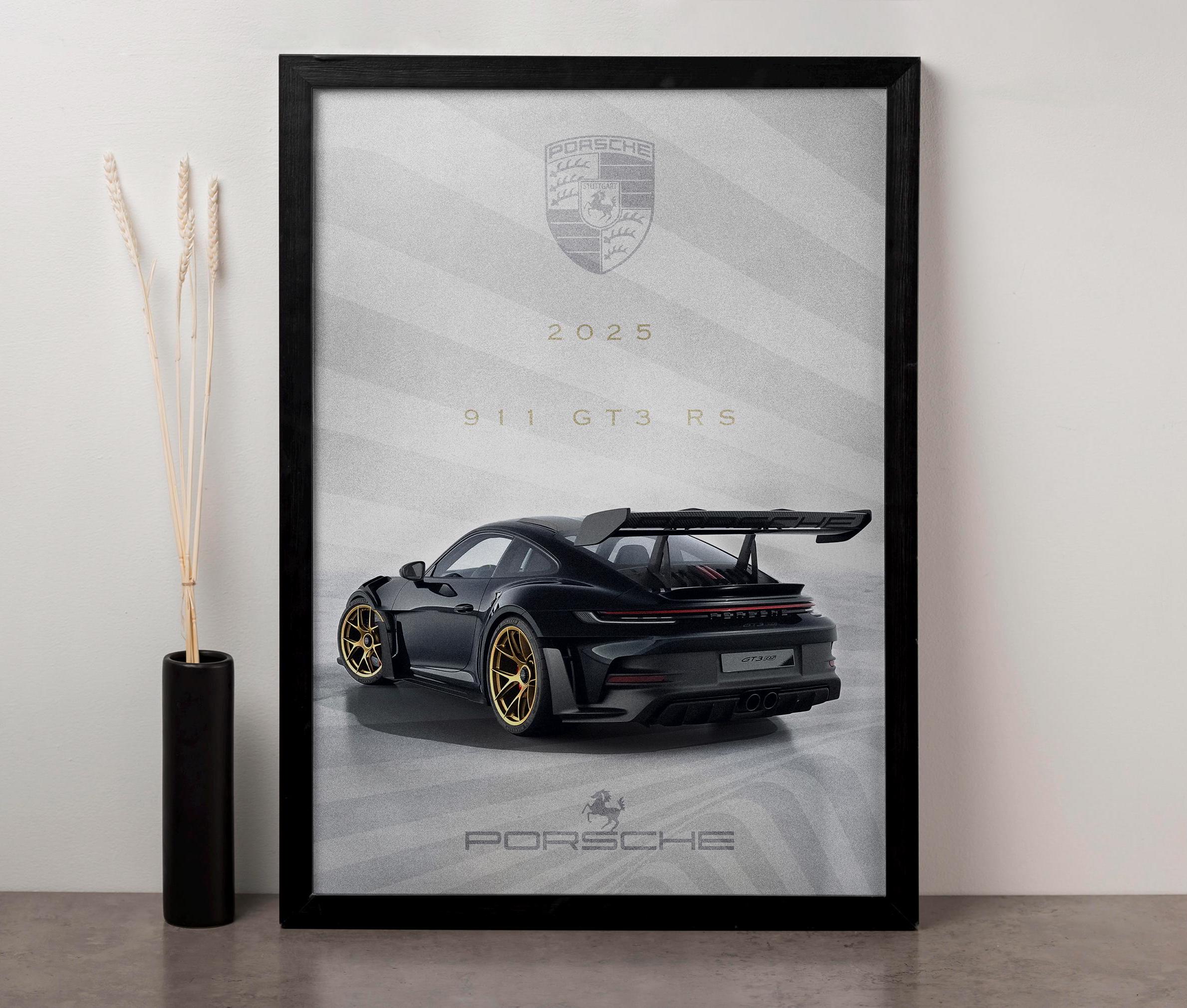 2025 Porsche 911 GT3 RS Poster - High-resolution Digital Download