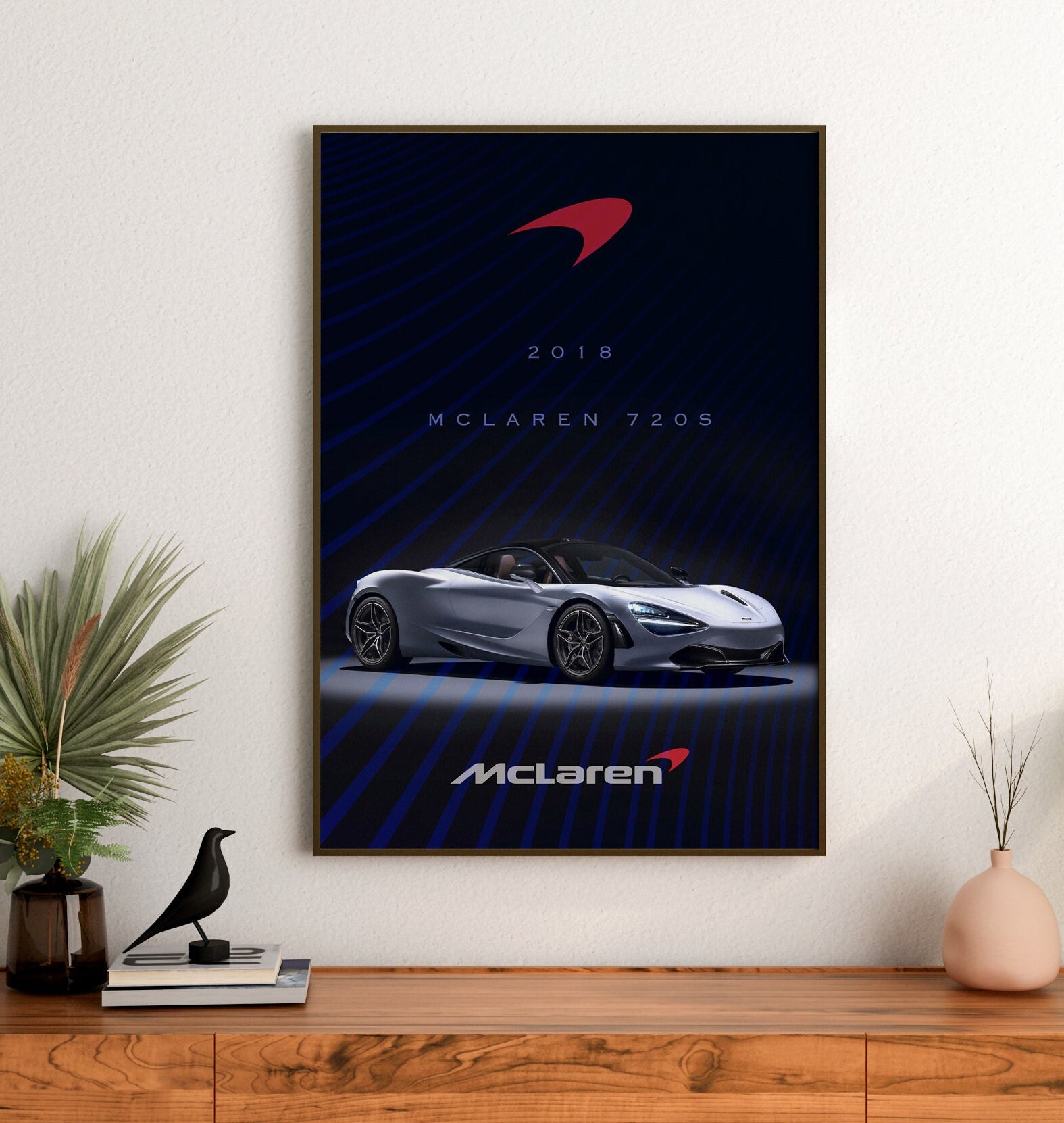 Mclaren 720S Poster: Modern Automotive Art Print (digital Download