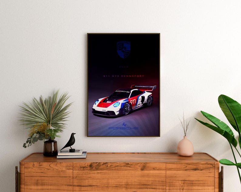 Porsche 911 GT3 Rennsport Poster – High-resolution Racing Art (digital ...