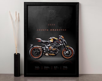 1:12th Scale 1970 MV Agusta 750S Street Racer Motorcycle - Revell