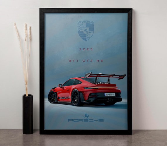 2023 Porsche 911 GT3 RS Poster - High-resolution Digital Download