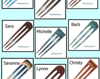 Custom Made-to-Order 3 Prong 60thstreet Hair Fork