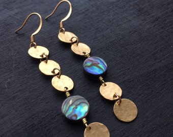 Maru Earrings - Abalone