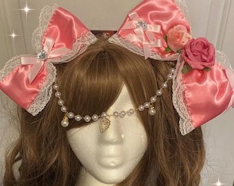 Hime - Conjunto de lazos para el cabello Agejo Gyaru